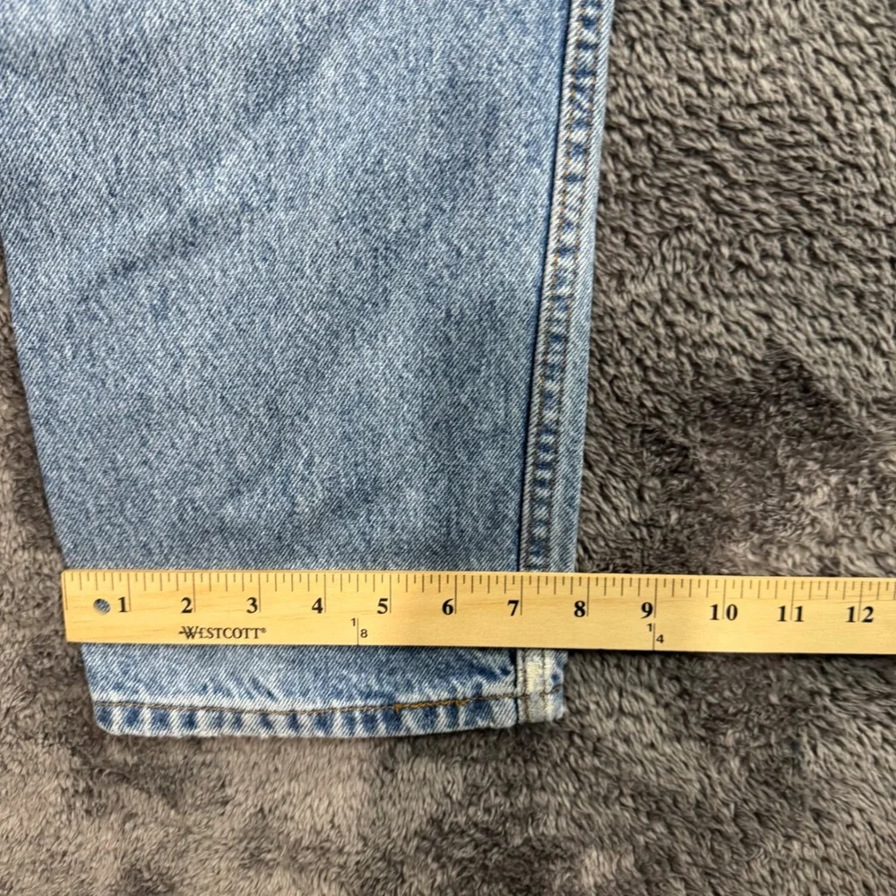 90s Levis 505 Orange Tab Vintage Jeans Mens 34x36 Light Wash Straight Leg Denim